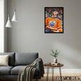 thumbnail image 4 of Connor McDavid Oilers d'Edmonton Toile Encadrée Gros Plan de Célébration de But 20x29, 4 of 5