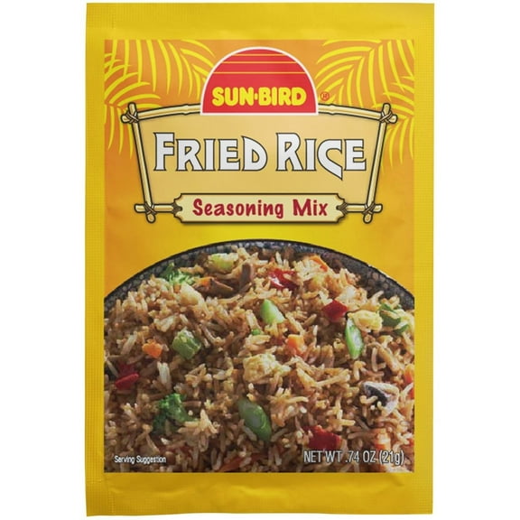 Pack Of 2 Sun-Bird Fried Rice Seasoning Mix, 0.74 oz (Package May Vary)