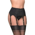 thumbnail image 1 of High Waist Garter Belt Mesh Suspender Belt 6 Straps Garter Belt, 1 of 5