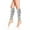 Light Gray, variant on HNMKIU Women's Ribbed Knit Leg Warmers Long Boot Socks With Decorative Button For Sports Running And Party Outfits White,A