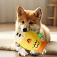 thumbnail image 1 of Juguete para Perros con Sonido, Forma Realista de Carpa Cabezona, Ideal para La Dentición, Limpieza Dental y Alivio Del Aburrimiento. Peluche Amarillo de 20X13Cm | Juguete Sonoro para Perros para La, 1 of 6