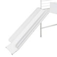 thumbnail image 6 of Bellemave Metal Loft Bed with Slide, Twin House Bed With Roof & Two-sided writable, Twin Loft Bed with Storage, No Box Spring Needed, White, 6 of 9