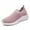 Pink, variant on Daznico Women's Slip-On Sneakers - Breathable Mesh Walking Shoes with Lightweight Soft Sole for Casual & Sports,Color:Black,Size:9