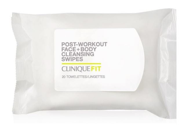 Clinique Post-Workout Face and Body Cleansing Swipes 20 towelettes