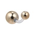 thumbnail image 2 of 3 uds anillos de ombligo de acero inoxidable embarazo pequeño ombligo curvo Labymos Anillos de ombligo, 2 of 7