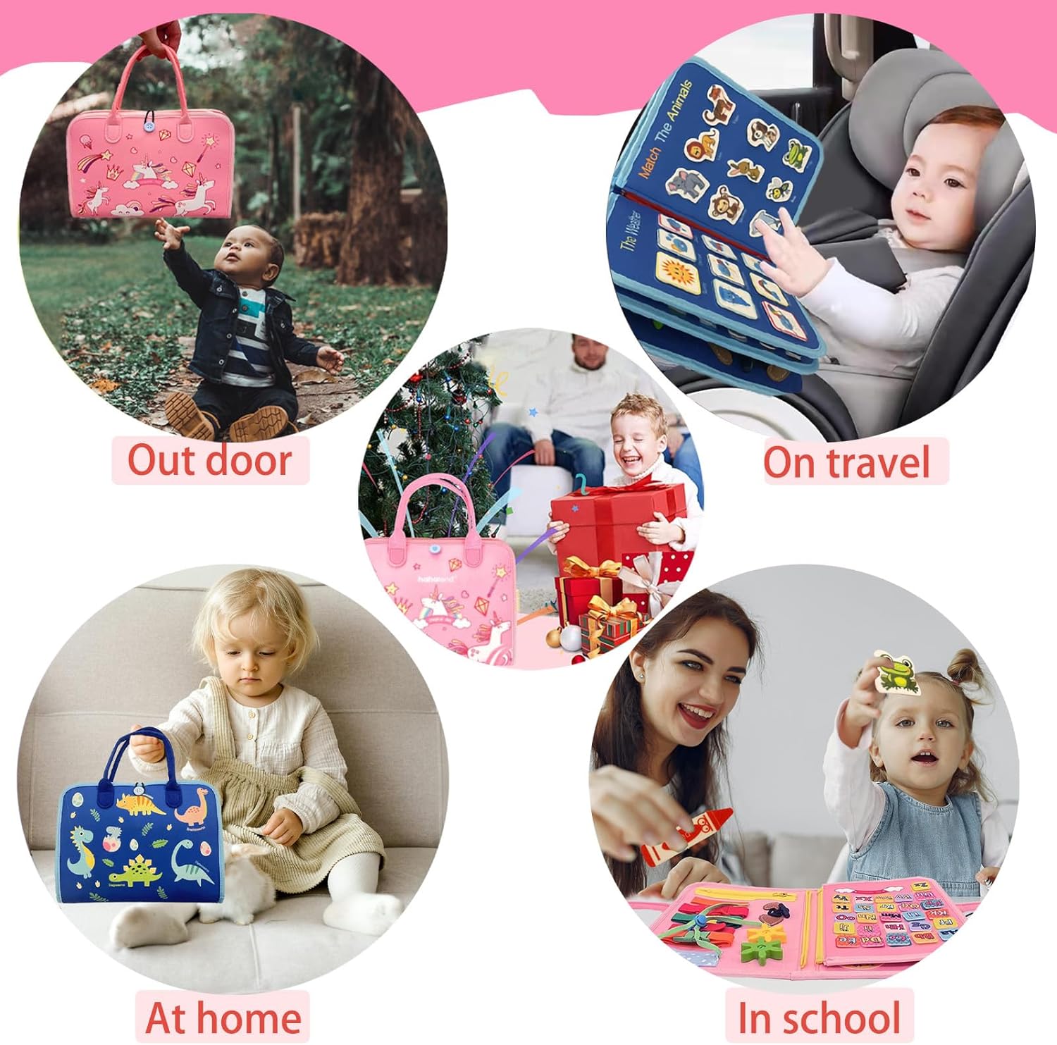 Beautysureup Busy Board Montessori Sensory Toy photo 8