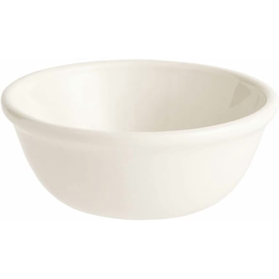 Soro Essentials- Set of 36 Ceramic 5-1/4" American White Victoria Cereal Bowl 10 oz. Ivory Color- Small China Cereal Bowl for Side Dishes Ice Cream Oatmeal Fruit Portion Control