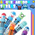 thumbnail image 2 of Bolígrafo YOYTOO Multicolor 0,7 mm 10 en 1 para niños, paquete de 6, 2 of 7