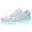 White, variant on USB Rechargeable Light up Fashion Sneakers LED Halloween Flashing Dancing Shoes for Women Men