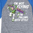 thumbnail image 3 of Toy Story - I'm Not Flying - Toddler And Youth Raglan Graphic T-Shirt, 3 of 6
