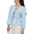 thumbnail image 1 of SUNSIOM Femmes Blouses d'Automne Manches Longues à Carreaux Imprimés en Vrac, 1 of 6