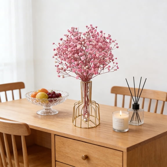 Faux Pampas Grass Decor, Silk Flower Stems for Wedding & Boho Home Decor, Table Centerpiece