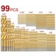 thumbnail image 4 of 99Pcs Juego De Brocas De 1/16 '' - 3/8 '' Herramientas De Metal De Múltiples Brocas De Tita Tomshoo 99 piezas, 4 of 6