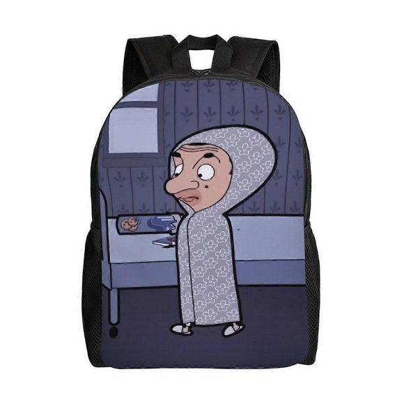 Cute Mr. Bean School Bag Cartoon Backpack Fashion Boys Bag Student Schoolbag Travel Backpack