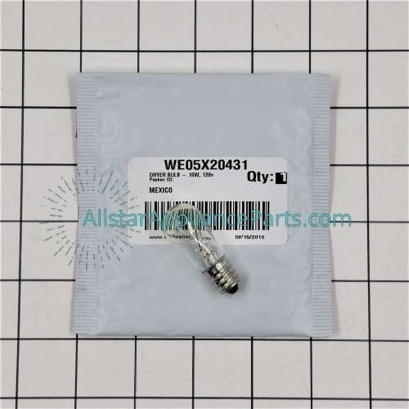 GE Dryer Drum Light Bulb WE05X20431