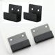thumbnail image 3 of SZTXJ 6 Pieces Heavy Duty Stainless Steel Tile Hooks Wall Hooks Metal Device Holder U-Shaped Corner Bracket for Bathroom and Kitchen Garage (Black), 3 of 5