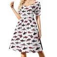 thumbnail image 3 of Rueda de la fortuna rueda de carnaval (programa de juegos) Vestido vestido de verano mujeres lindo vestido Ropa femenina, 3 of 7