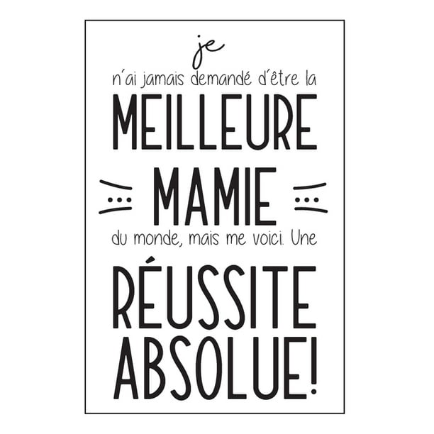 Je N Ai Jamais Demande D Etre La Meilleure Mamie Du Monde Mais Me Voici Une