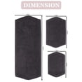 thumbnail image 6 of Home Weavers Waterford Collection 100% Cotton Non-Slip Bathroom Rug Set Machine Washable Bathroom Rug-17"x24", Bath Rug- 21"x34", Runner- 22"x60", Gray Color 3 Piece Bath rug set, 6 of 8