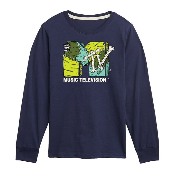 MTV - Logo Halloween - Toddler & Youth Long Sleeve Graphic T-Shirt