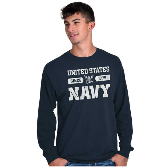 United States Navy Since 1775 Long Sleeve TShirt Men Women Brisco Brands S