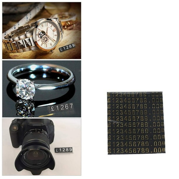 Newest Upgraded Durable Plastic Price Cubes Kit Jewellery Shop