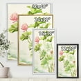 thumbnail image 4 of Designart 'Ancient Pink Lotuses In The Pond IV' Traditional Framed Canvas Wall Art Print, 4 of 5