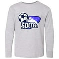 thumbnail image 3 of Inktastic Soccer Stars Long Sleeve Youth T-Shirt, 3 of 5