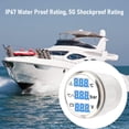 thumbnail image 4 of Boat Water Temp Oil Pressure Voltmeter Multifunctional Digital Display Triple Gage Set for RVs Boats, 4 of 7