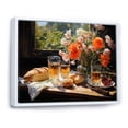 thumbnail image 2 of Designart "France'S Rustic Banquet I" Meals & Picnics Floater Framed Wall Art Prints, 2 of 5