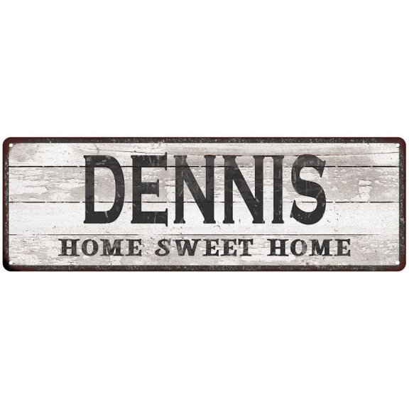 DENNIS Home Sweet Home Country Look 6x18 Metal Sign 106180045475