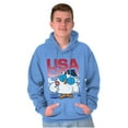 thumbnail image 5 of Tootsie Mr Owl Patriotic USA America Hoodie Sweatshirt Women Men Brisco Brands X, 5 of 6