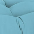 thumbnail image 2 of Jordan Manufacturing 66" x 19" Canvas Light Aqua Solid Rectangular Tufted Outdoor Wicker Settee Bench Cushion, 2 of 8