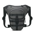 thumbnail image 1 of Grey Polyester Motorcycle Leg Bag - Large Capacity 15x9x28cm, Waterproof Outdoor Waist Pack with Adjustable 60-150cm Strap, Breathable Design & Reflective Strips for Safety, 1 of 7