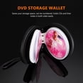 thumbnail image 3 of Miangastore 20 Capacity DVD Leather Case Portable Zipper CD Storage Case Holder Disc Bag, 3 of 9