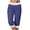 Navy, variant on Lmnyox Summer Stretchy Yoga Capris for Women Elastic Waist Capri Pants Athletic Running Capris with Pocket