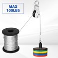 thumbnail image 3 of 316 Stainless Steel Cable 600Ft 1/32In Wire Rope With 150Pcs Aluminum Sleeves Stops For String Lights Hanging Clotheslines Trellis Wire, 3 of 5