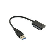 USB 3.0 to 7+6 13Pin Slimline SATA Cable Adapter for Laptop CD DVD ROM Optical Drive