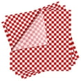 thumbnail image 2 of 24Pcs Checkered Dry Waxed Deli Paper Food Grade Grease-proof Food Basket Liner, 2 of 7