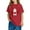 Red, variant on Lovzfmll Maple Leaf Print Short Sleeve Tee for Boys & Girls, Cute Casual Cotton Top for Kids, Loose Fit Blouse for Toddler 3-4 Years