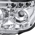 thumbnail image 7 of Spec-D Tuning Dual Halo Led Chrome Housing Clear Lens Projector Headlights for 2001-2003 BMW X5 Head Light Assembly Left + Right Pair, 7 of 7