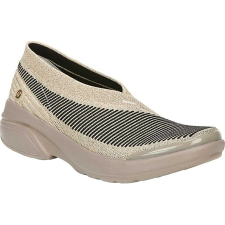 

Women s Bzees Outburst Slip On Gold Metallic Knit 9.5 W
