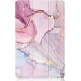 thumbnail image 3 of elitegadget Case for Samsung Galaxy Tab A9+ 11" Inch (SM-X210/X215/X216) 2023 Released - Lightweight Tri-Fold Stand Shell Case Cover + 1 Stylus (Marble Pink), 3 of 5
