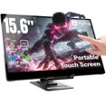 thumbnail image 1 of Monitor portátil Ingnok de 15,6" con pantalla táctil FHD USB-C HDMI, 1 of 9