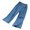 Dark Blue, variant on CPNG Girls Flare Jeans Elastic Waist Denim Bell Bottom Pants Fashion Denim Stretch Flared Trousers with Cherry Embroidery