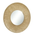 thumbnail image 5 of DecMode 36" x 36" Gold Wall Mirror, 5 of 8