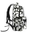 thumbnail image 4 of Haiem Cartoon Penguin Printed School Backpack,Casual Travel Lightweight Backpack,Durable Comfortable Multifunctional Backpack,Laptop Backpack, 4 of 5