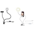 thumbnail image 2 of Support de Cellulaire pour Selfie Ring Light Clip-on Type Diffusion en Direct Remplissage Lumière Support Flexible Rotation à 360 Degrés, 2 of 9