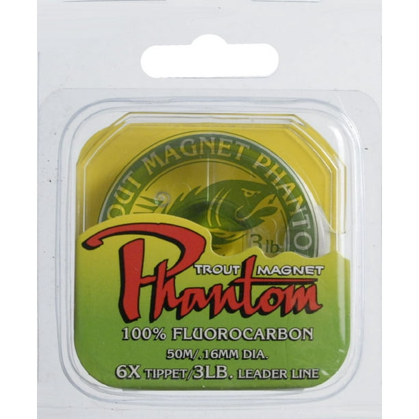 Trout Phantom Leader Line, 3Pound MultiColored