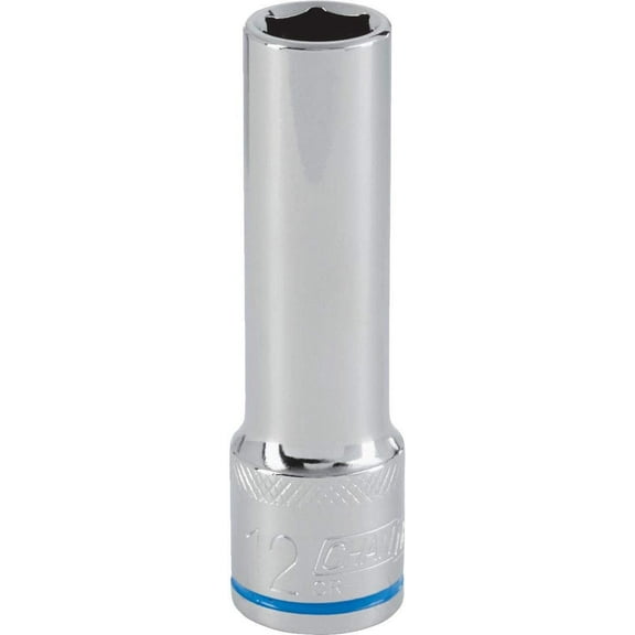 Channellock Metric Deep Socket 12mm 1/2 in Drive - Standard - 1 Piece